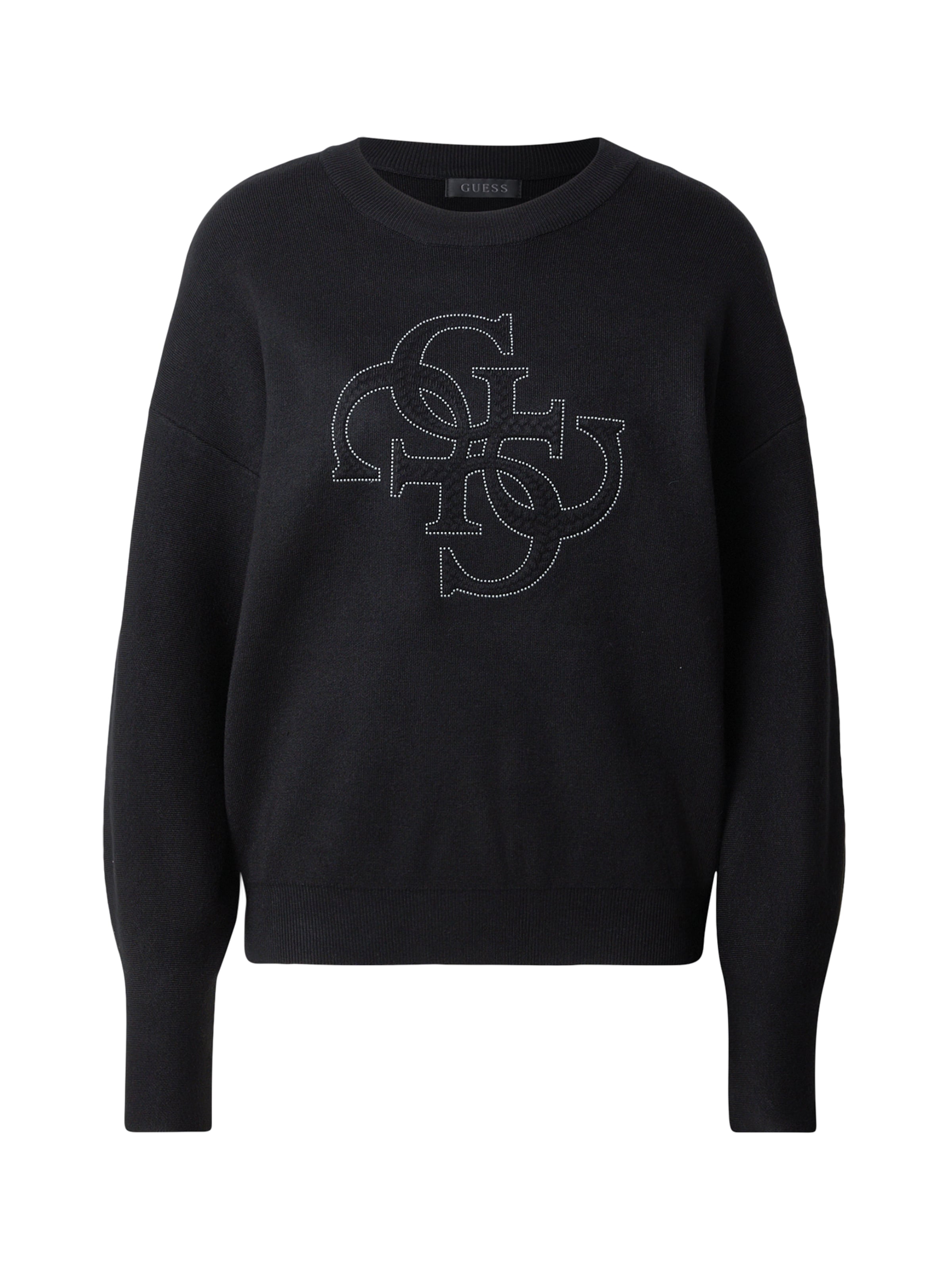 Pull-over 'PARKER' GUESS en noir : devant
