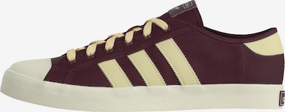 35,5 dydžio Sportbačiai be auliuko 'NISI' iš ADIDAS ORIGINALS, spalva – kaštoninė spalva / pastelinė geltona, Prekių apžvalga