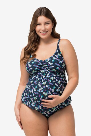 Ulla Popken Tankini in Blauw: voorkant