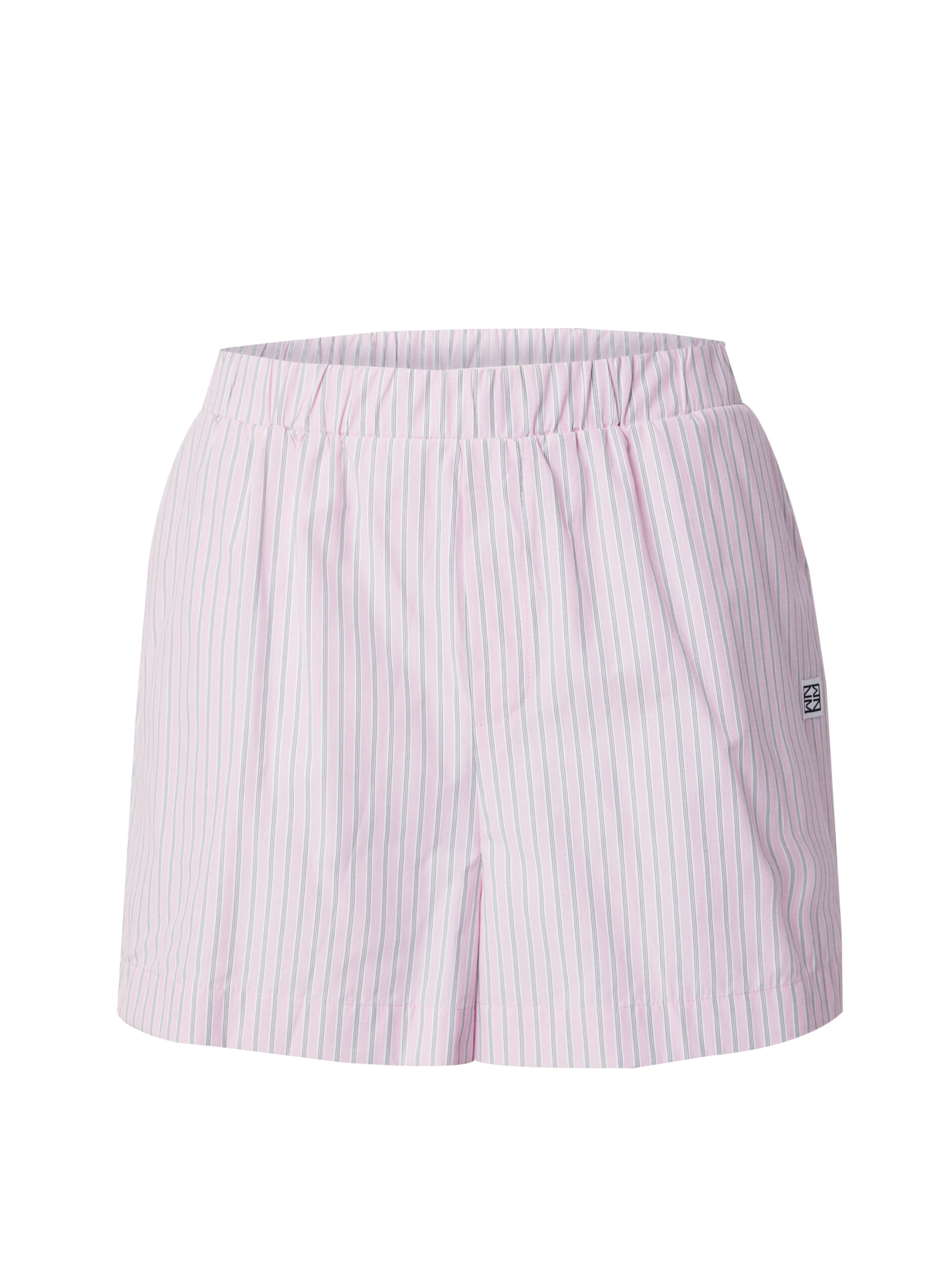 Noisy May Curve Regular Trousers in Pink: front