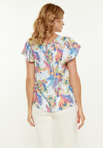 Chemisier Usha en bleu