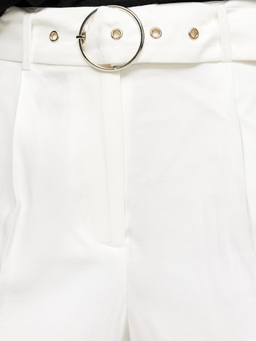 Orsay Loose fit Pleat-front trousers 'Ara' in White