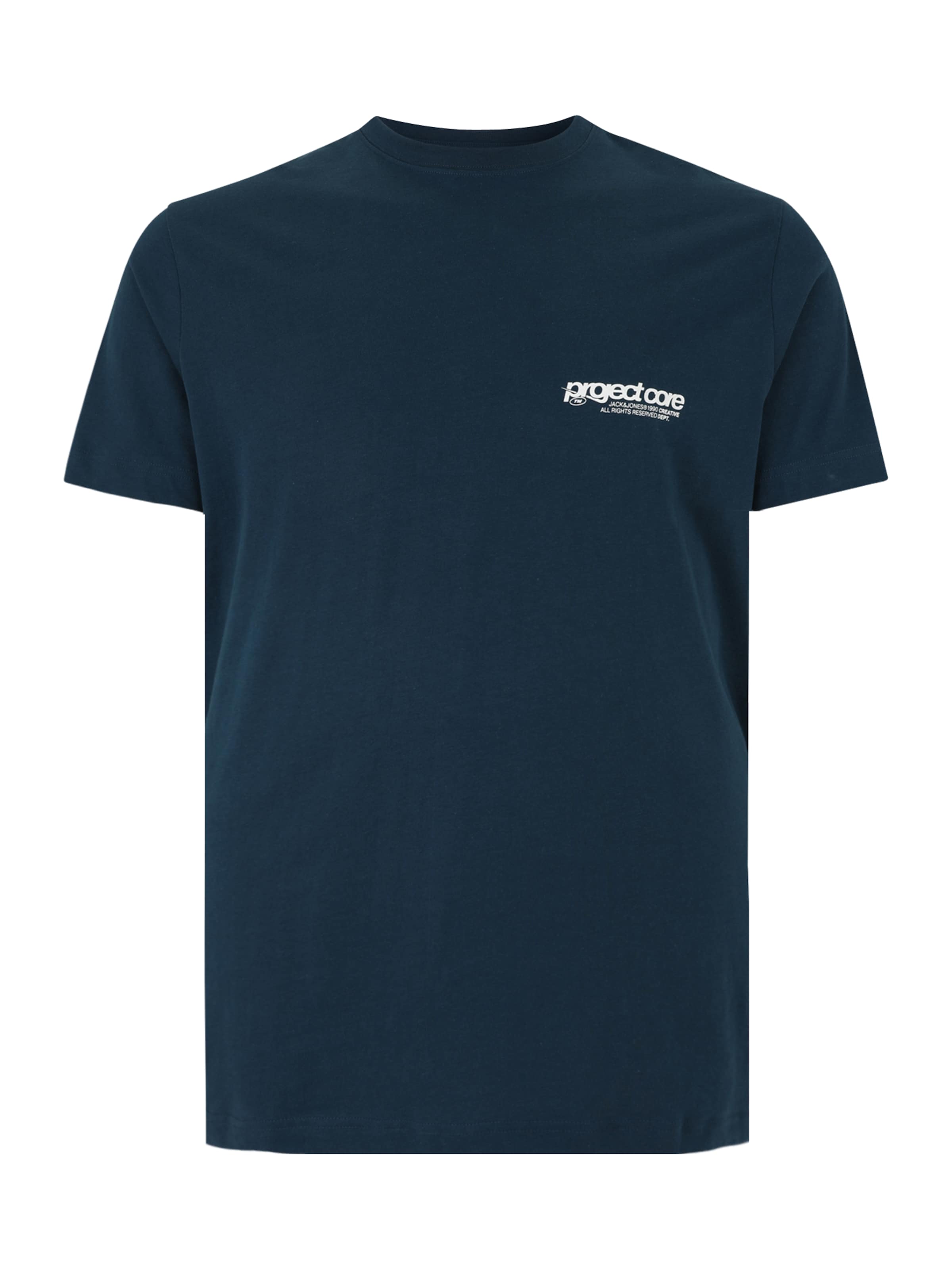 Tricou 'JCOUNION' de la Jack & Jones Plus pe albastru: față