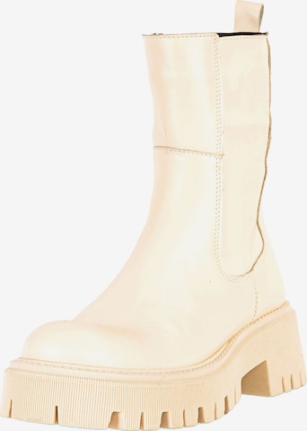 INUOVO Chelsea Boots in Beige: front
