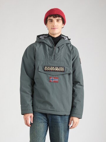 NAPAPIJRI - Chaqueta funcional 'Rainforest' en verde: frente