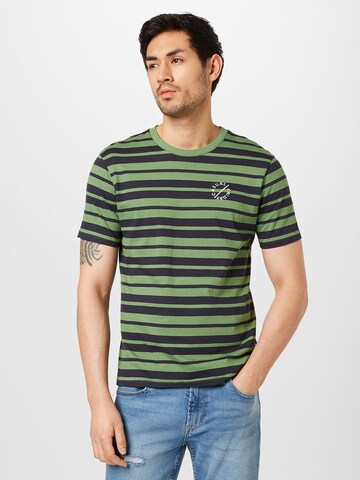 Maglietta 'Thor' di Casual Friday in verde: frontale