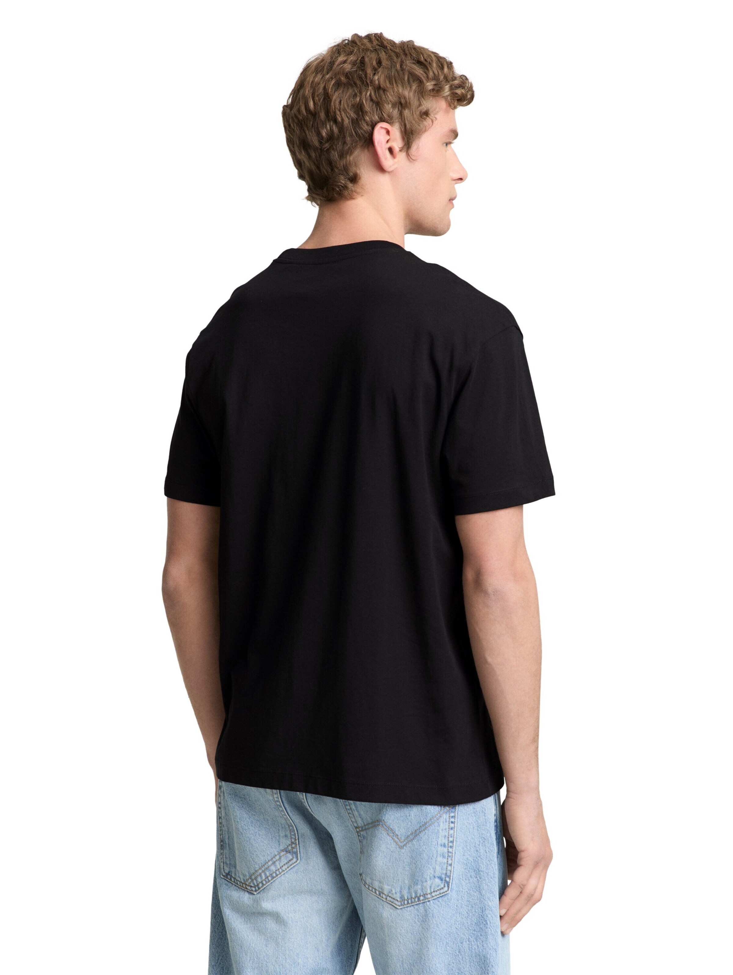 TOM TAILOR Shirt in Zwart
