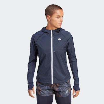 ADIDAS PERFORMANCE Sports jacket 'Fast ' in Blue: front
