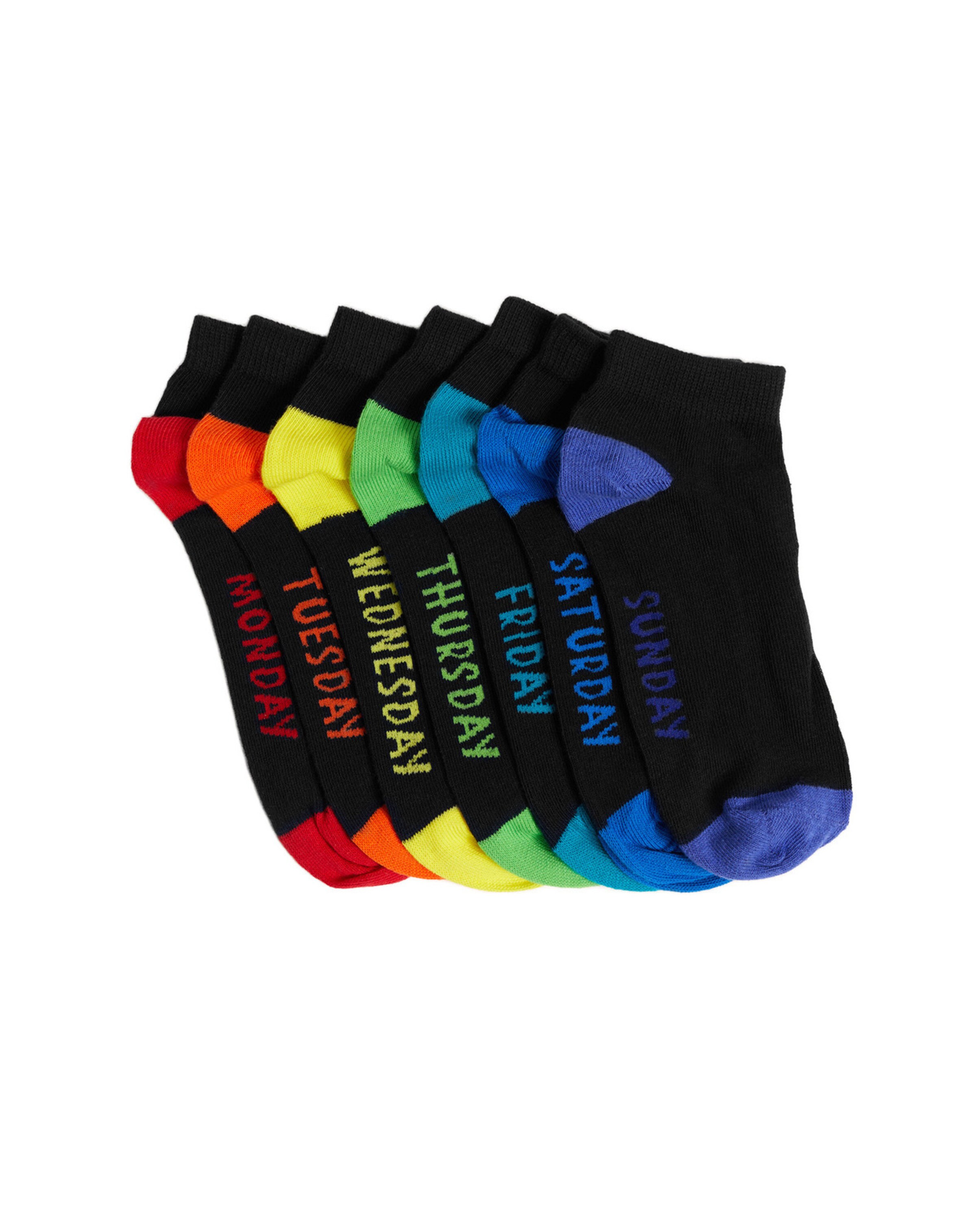 WE Fashion Zokni - fekete: elől