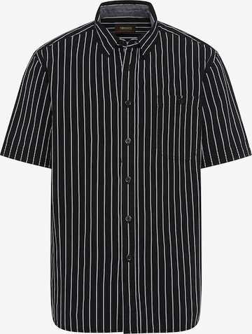 Man's World Hemd in Schwarz: Vorderseite