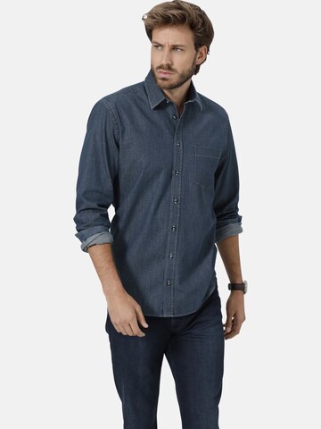 BABISTA Regular Fit Hemd ' Stelvano ' in Blau: Vorderseite
