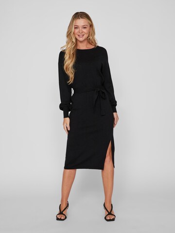 VILA Knitted dress 'RICKY' in Black