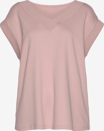 BENCH Sweatshirt i rosa: framsida