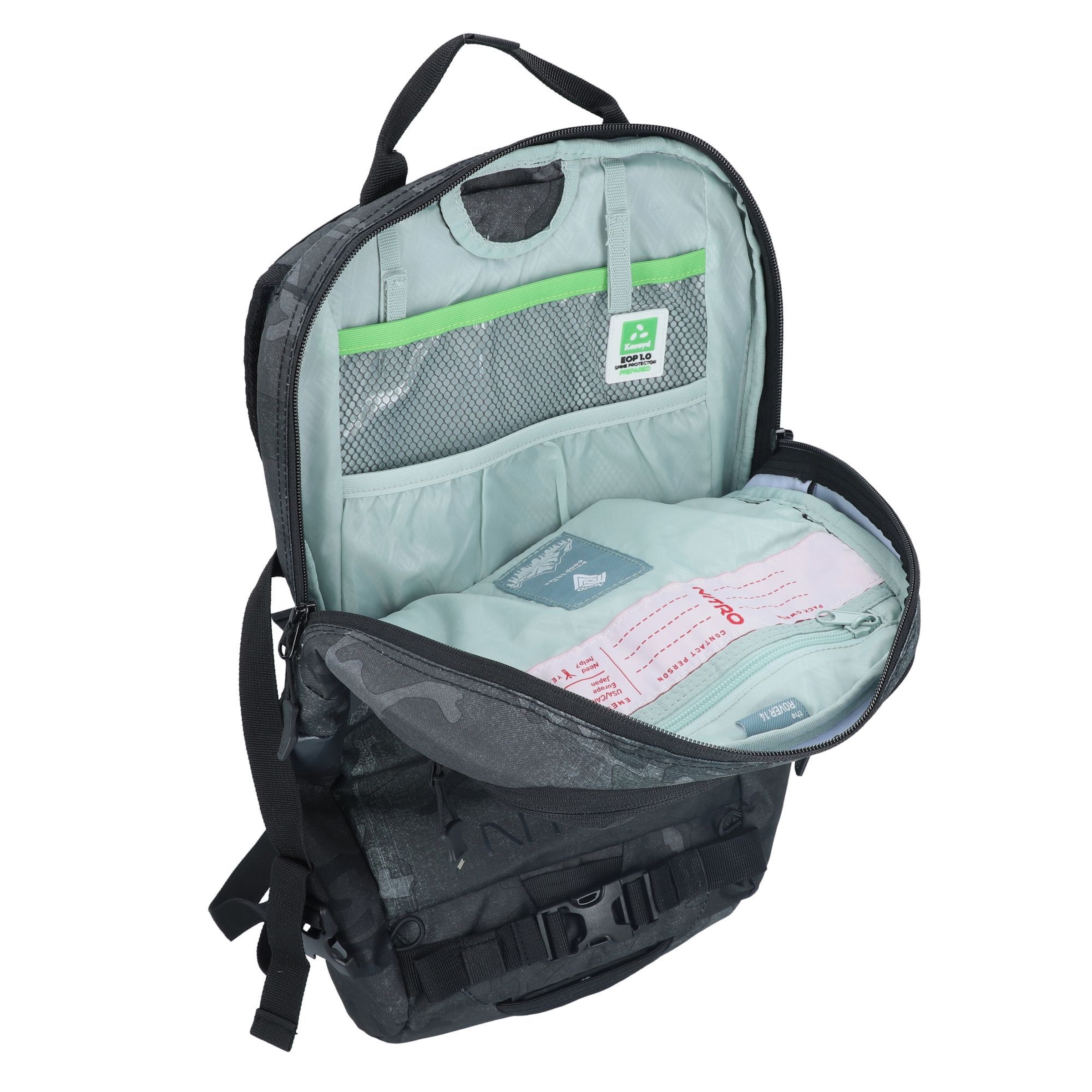 Zaino sportivo 'X Ripuri' di NitroBags in grigio