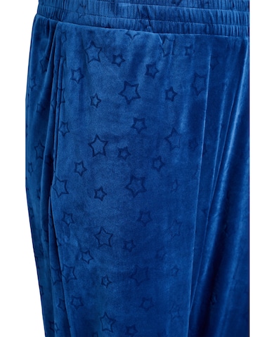 Zizzi Zúžený Kalhoty – modrá