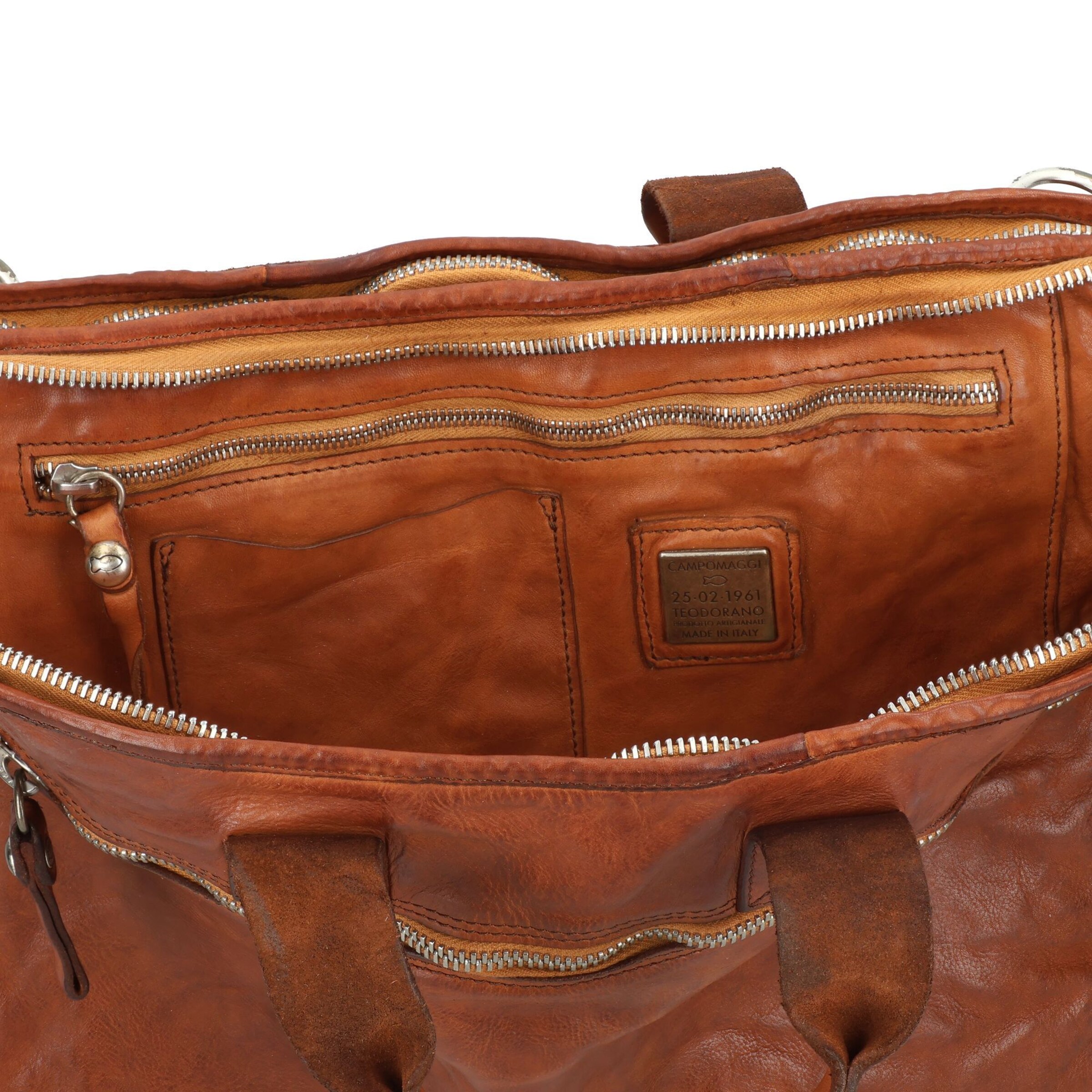 Campomaggi Document Bag 'Noce' in Brown