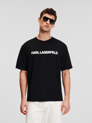 Karl LagerfeldMajica - crna boja: prednji dio