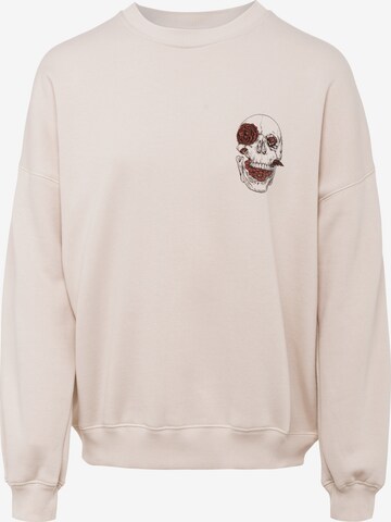 Volcom Sweatshirt 'Mentrip' in Beige: predná strana