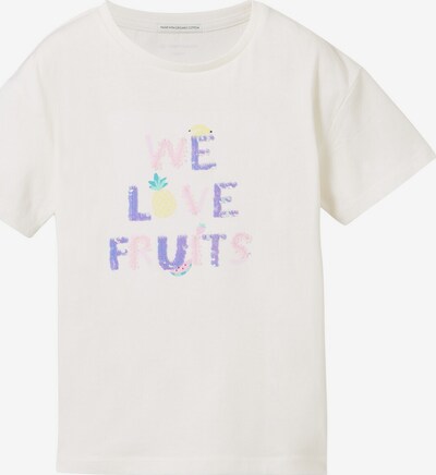 TOM TAILOR Shirt in de kleur Pasteelgeel / Lavendel / Pastelroze / Wit, Productweergave