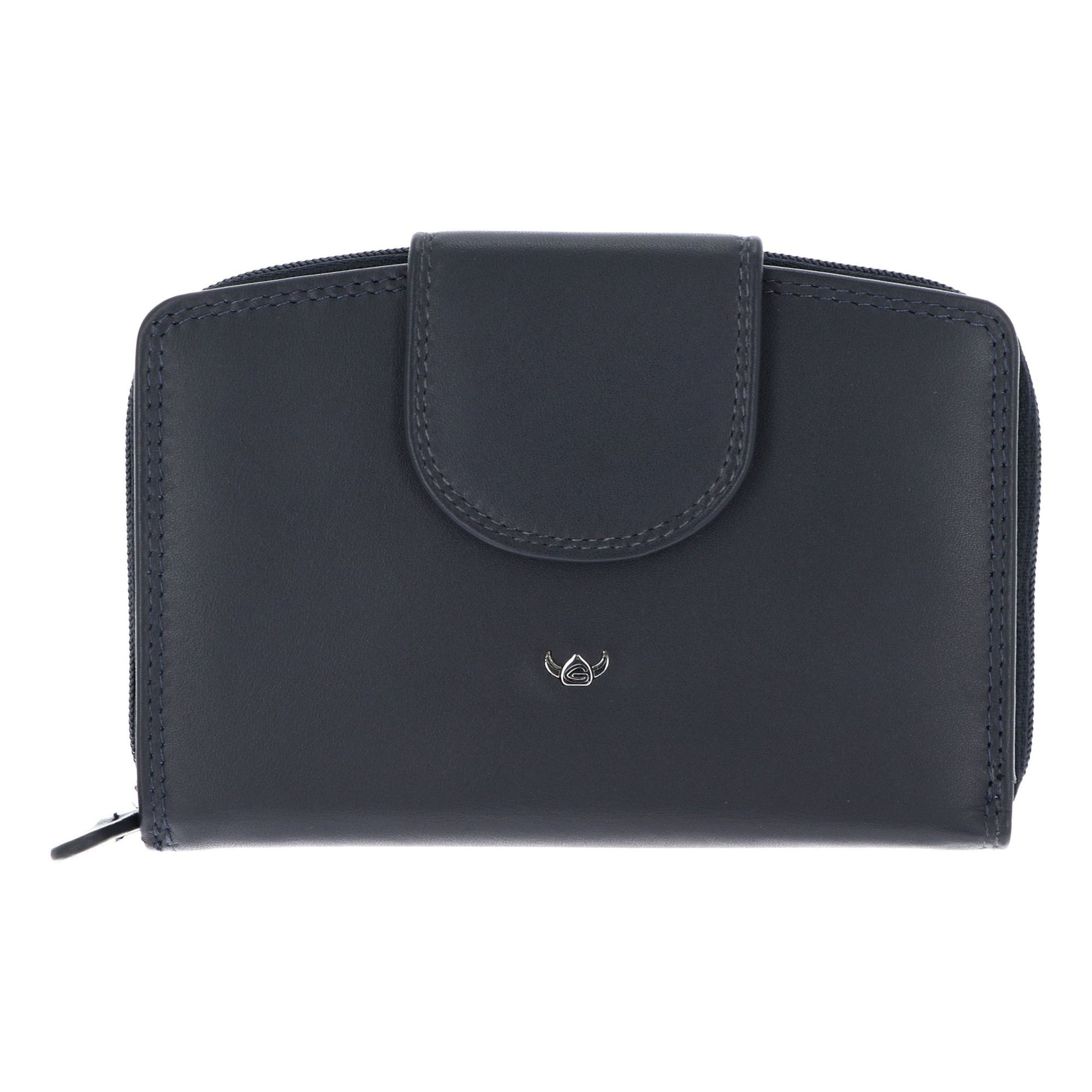 Porte-monnaies 'Polo' GOLDEN HEAD en bleu : devant