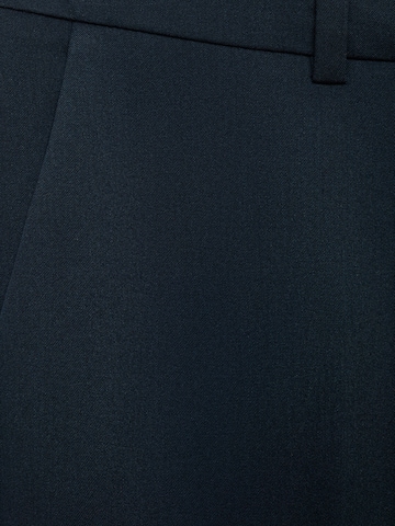 MANGO Szabványos Ráncos nadrág 'BOREAL' - kék