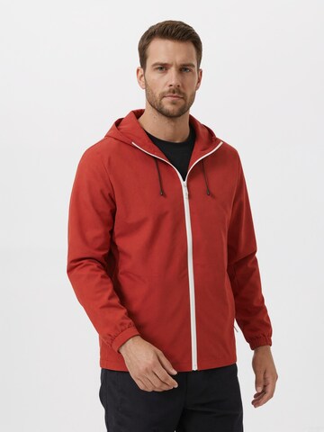 YOUTHUP Athletic Jacket 'Kombi' in Red