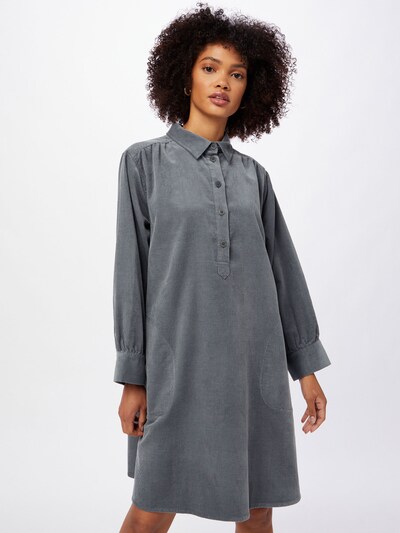 Rochie tip bluză 'Huan' Part Two pe gri, Vizualizare model