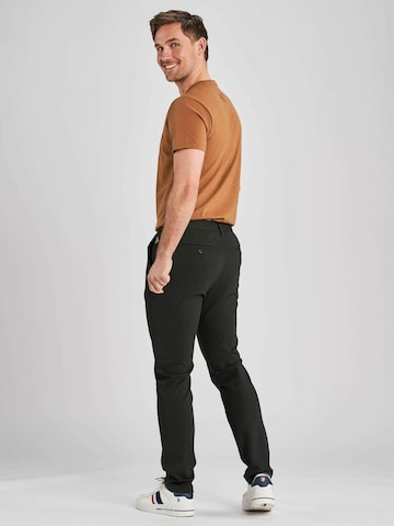 U.S. POLO ASSN. regular Lærredsbukser 'Milo' i sort
