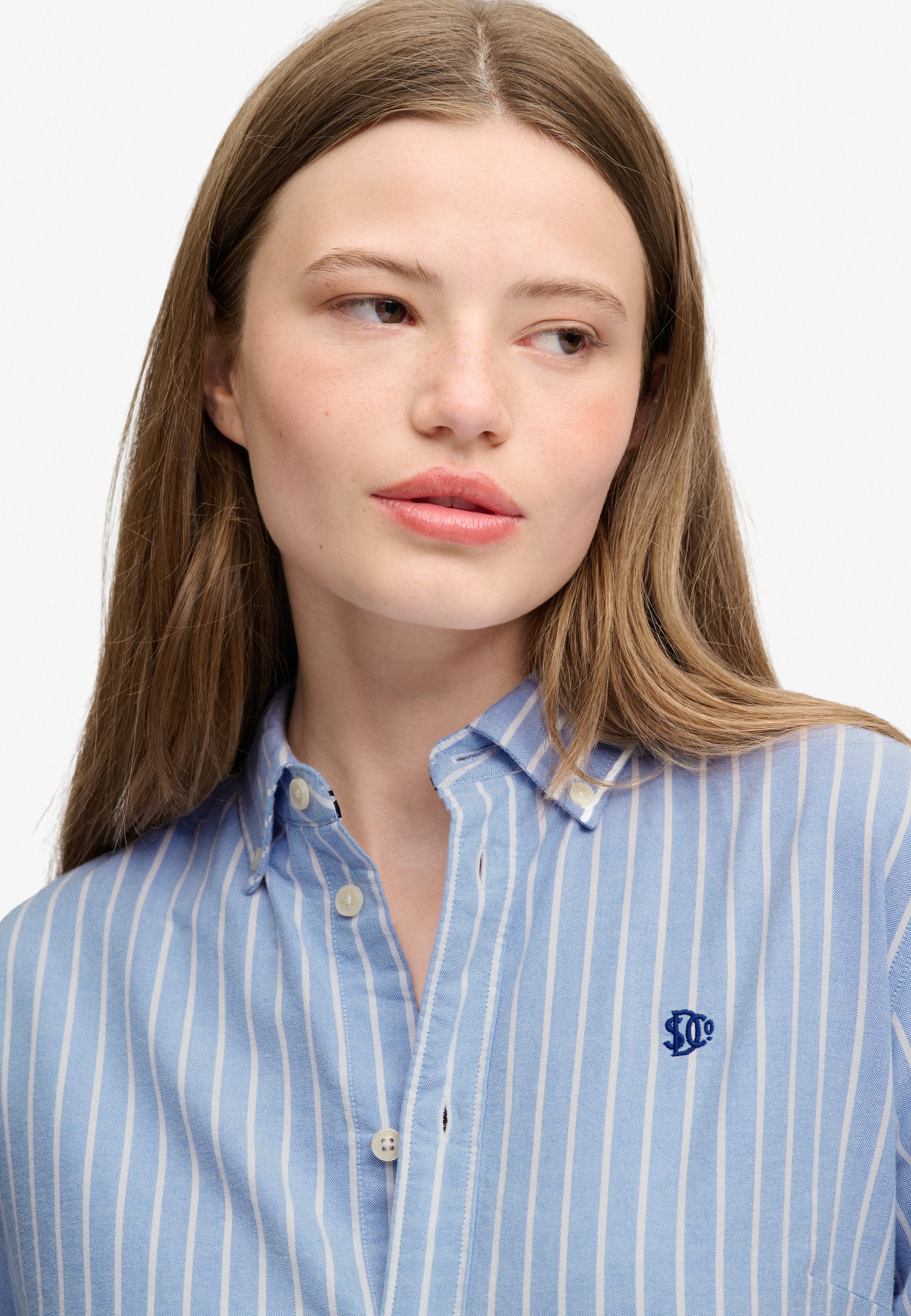 Chemisier Superdry & Co en bleu