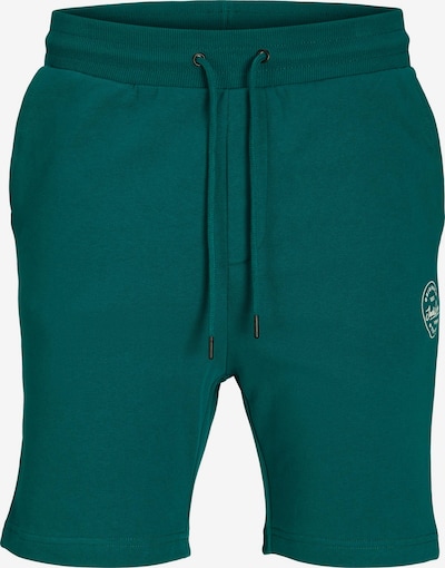 Pantaloni 'Shark' JACK & JONES pe verde închis / alb, Vizualizare produs
