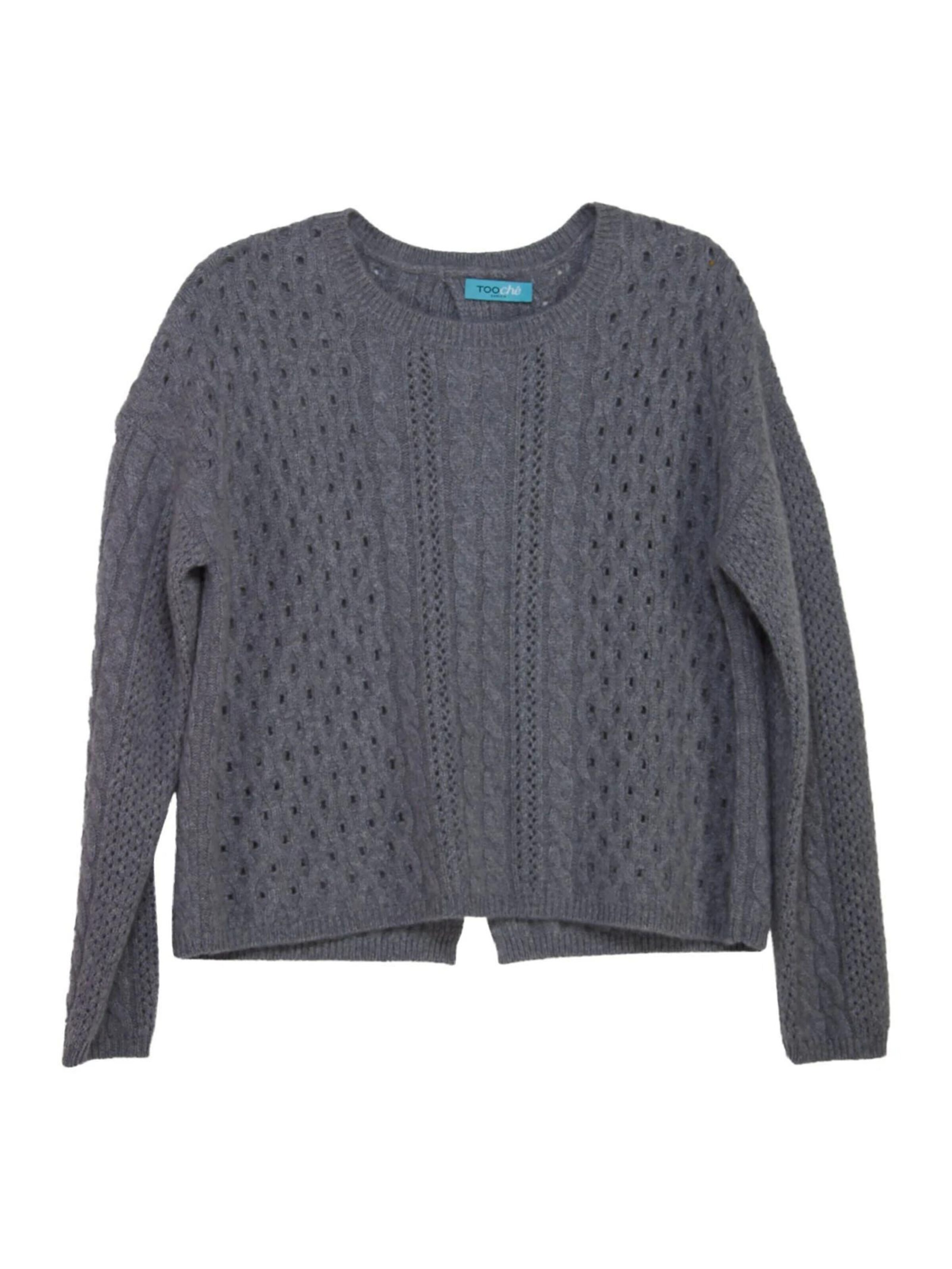 TOOche Sweater in Grey: front