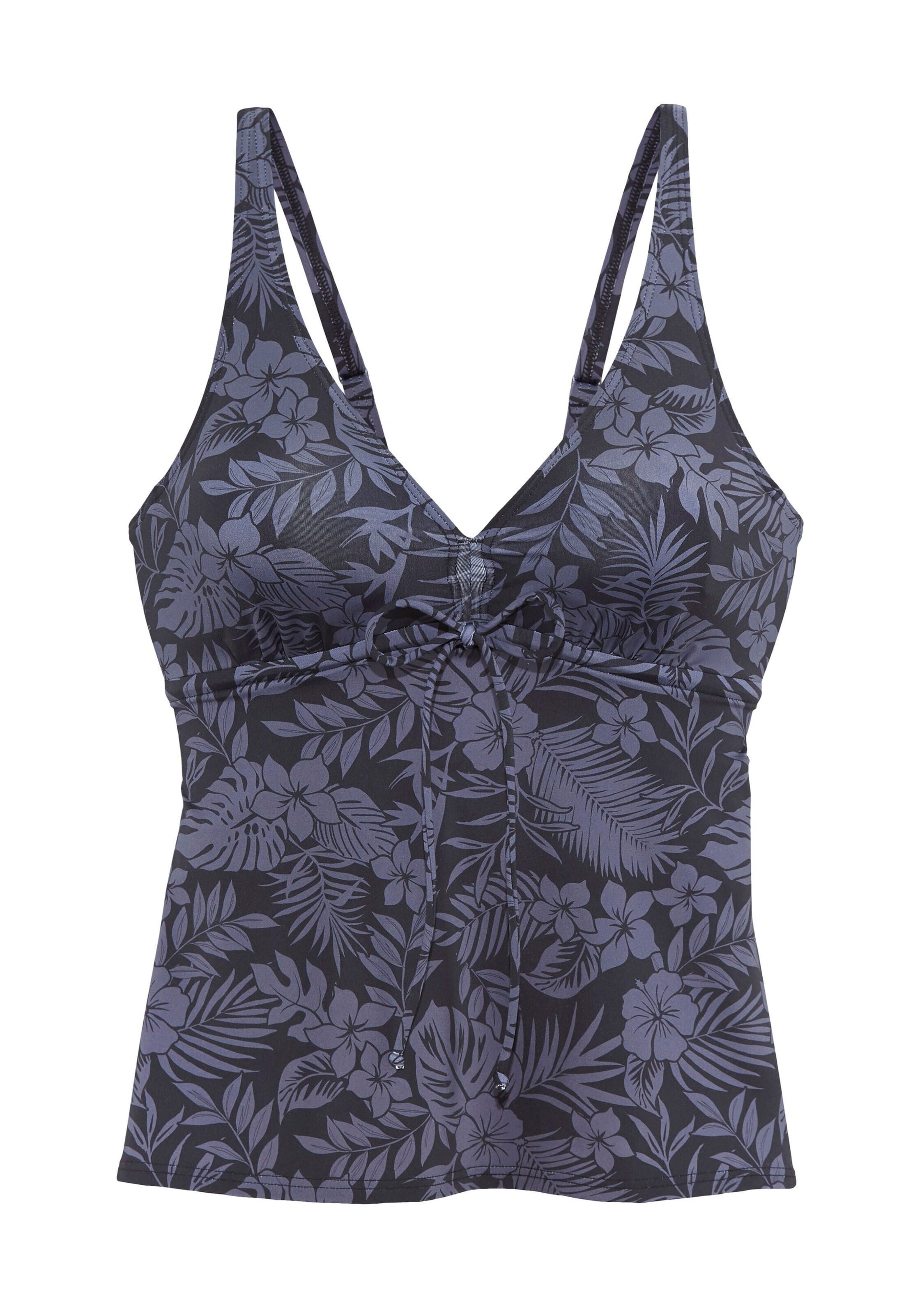 VENICE BEACH Triangel Tankinitop in Schwarz: Vorderseite