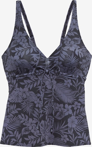 VENICE BEACH Tankinitop in Schwarz: Vorderseite