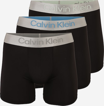 Boxer trumpikės iš Calvin Klein Underwear, spalva – mėlyna / sidabro pilka / juoda, Prekių apžvalga