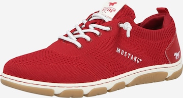 MUSTANG Sneaker low i rød: forside