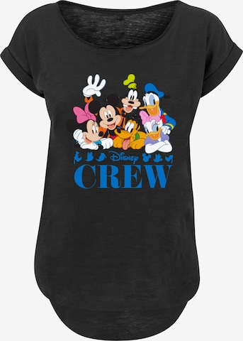 T-shirt 'Disney Mickey Mouse Disney Friends' F4NT4STIC en noir : devant