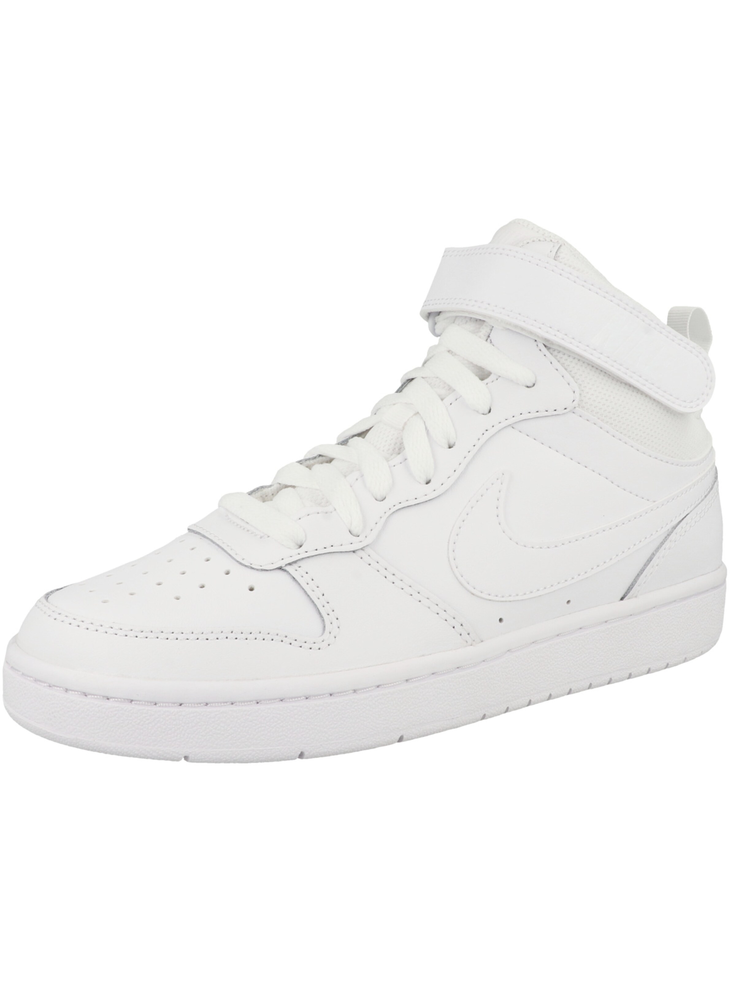 Baskets 'Court Borough 2' Nike Sportswear en blanc : devant