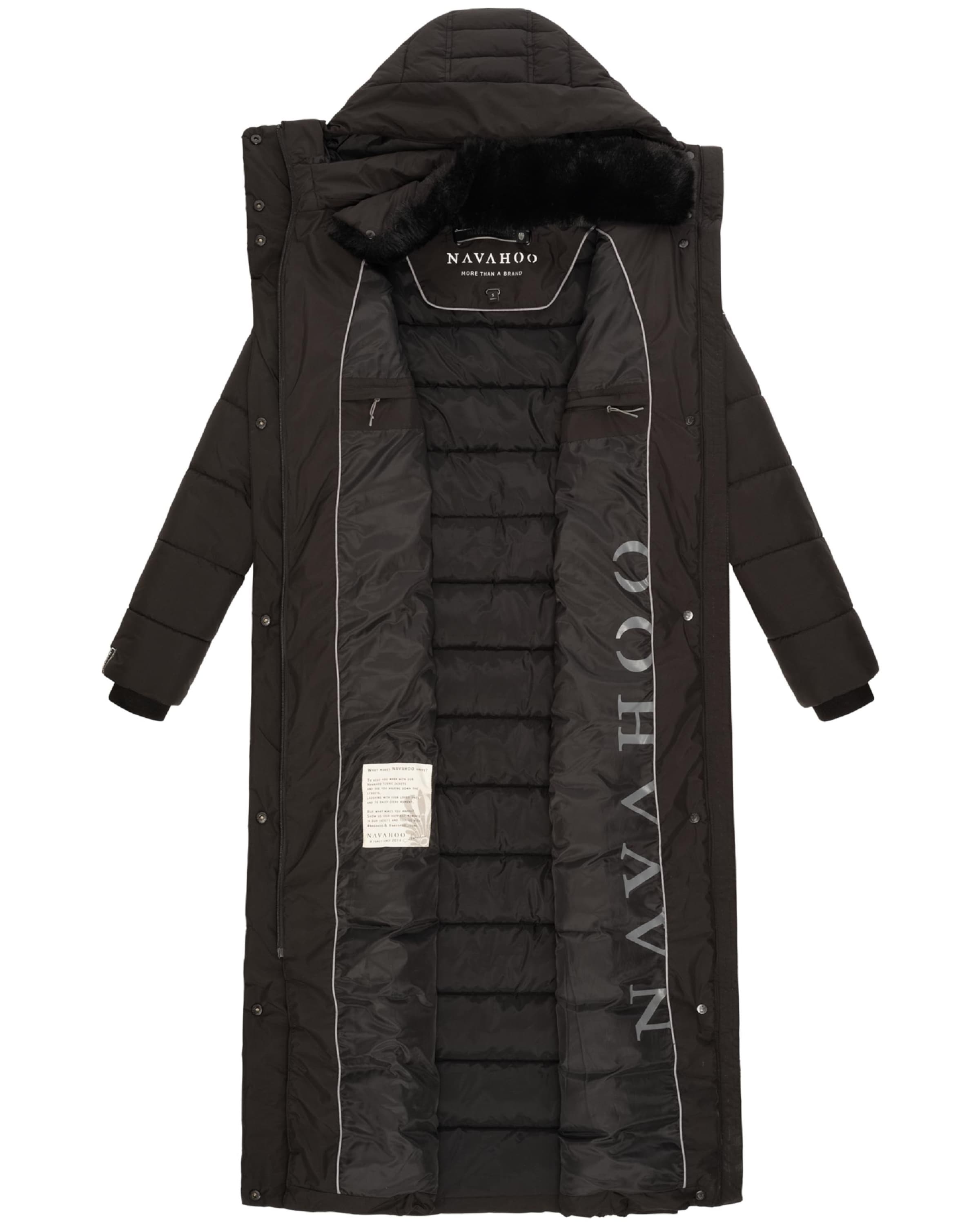 Manteau d’hiver 'Das Teil XIV' NAVAHOO en noir