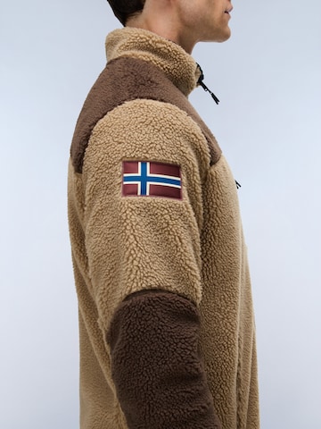 NAPAPIJRI - Chaqueta polar 'Yupik' en marrón
