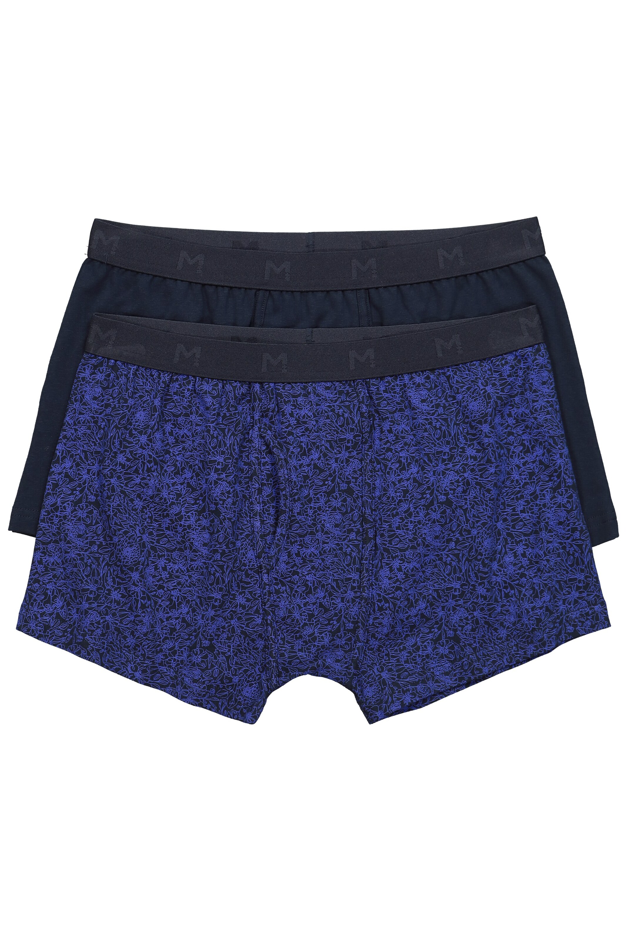 Men Plus Boxershorts in Blau: Vorderseite