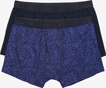 Men Plus Boxershorts in Blau: Vorderseite