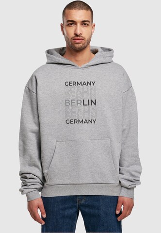 Merchcode Sweatshirt 'Berlin' in Grau: predná strana