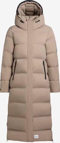 Manteau d’hiver khujo en beige : devant
