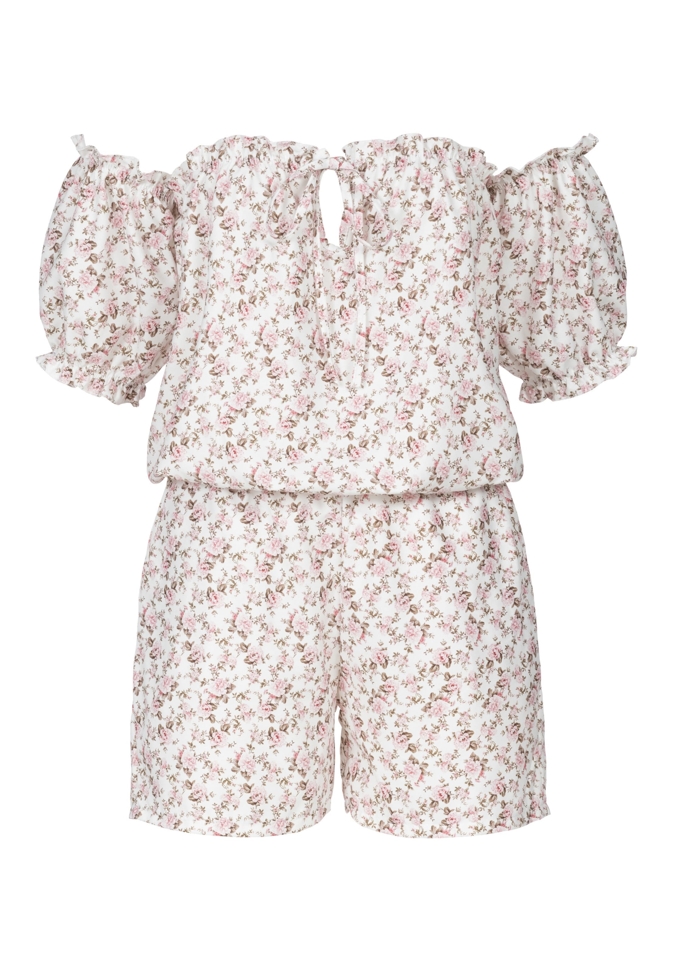 Tuta jumpsuit di Cloud5ive in bianco: frontale