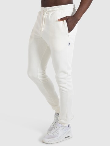 Smilodox Tapered Broek 'Aldin' in Wit