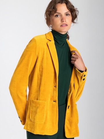 MORE & MORE Blazer in Yellow: front