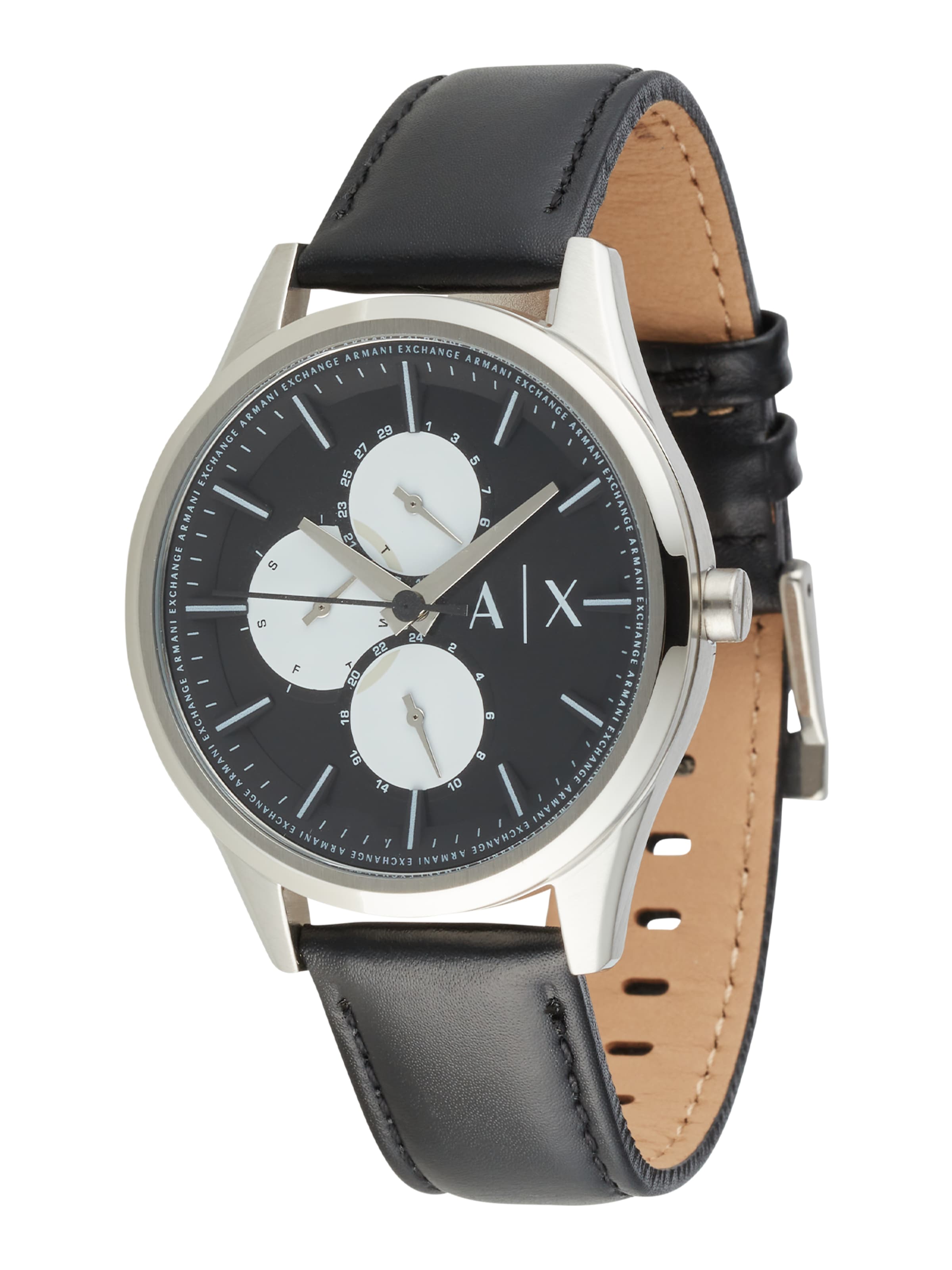 ARMANI EXCHANGE Analog Watch in Black: front