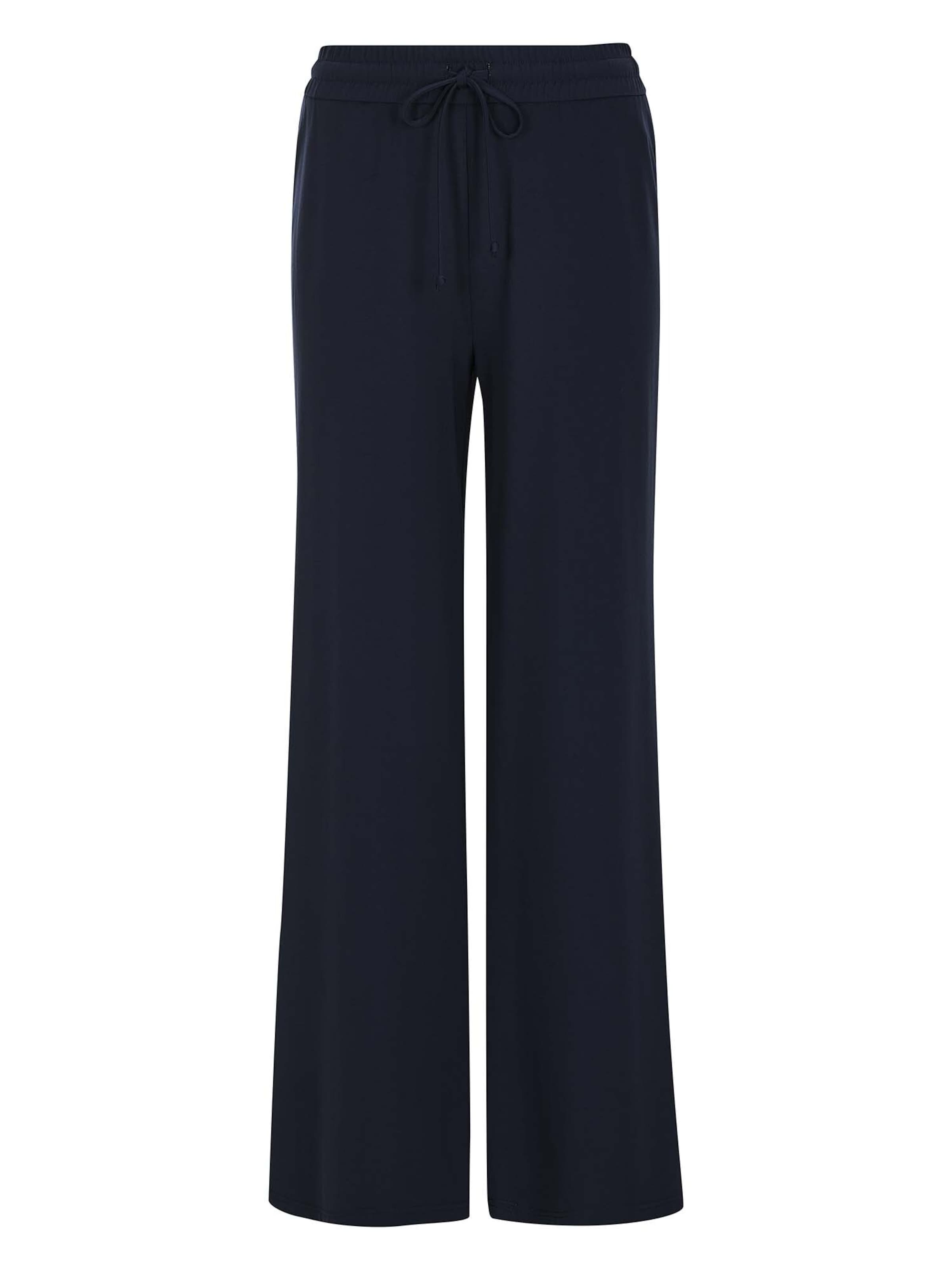 Wide Leg Pantalon MADELEINE en bleu : devant