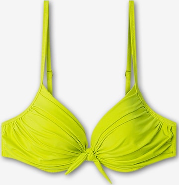 GiselaBalkonet Bikini gornji dio - zelena boja: prednji dio