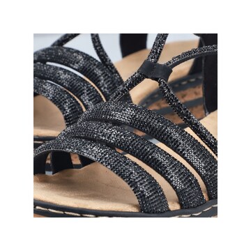 Sandales '62977' Rieker en noir